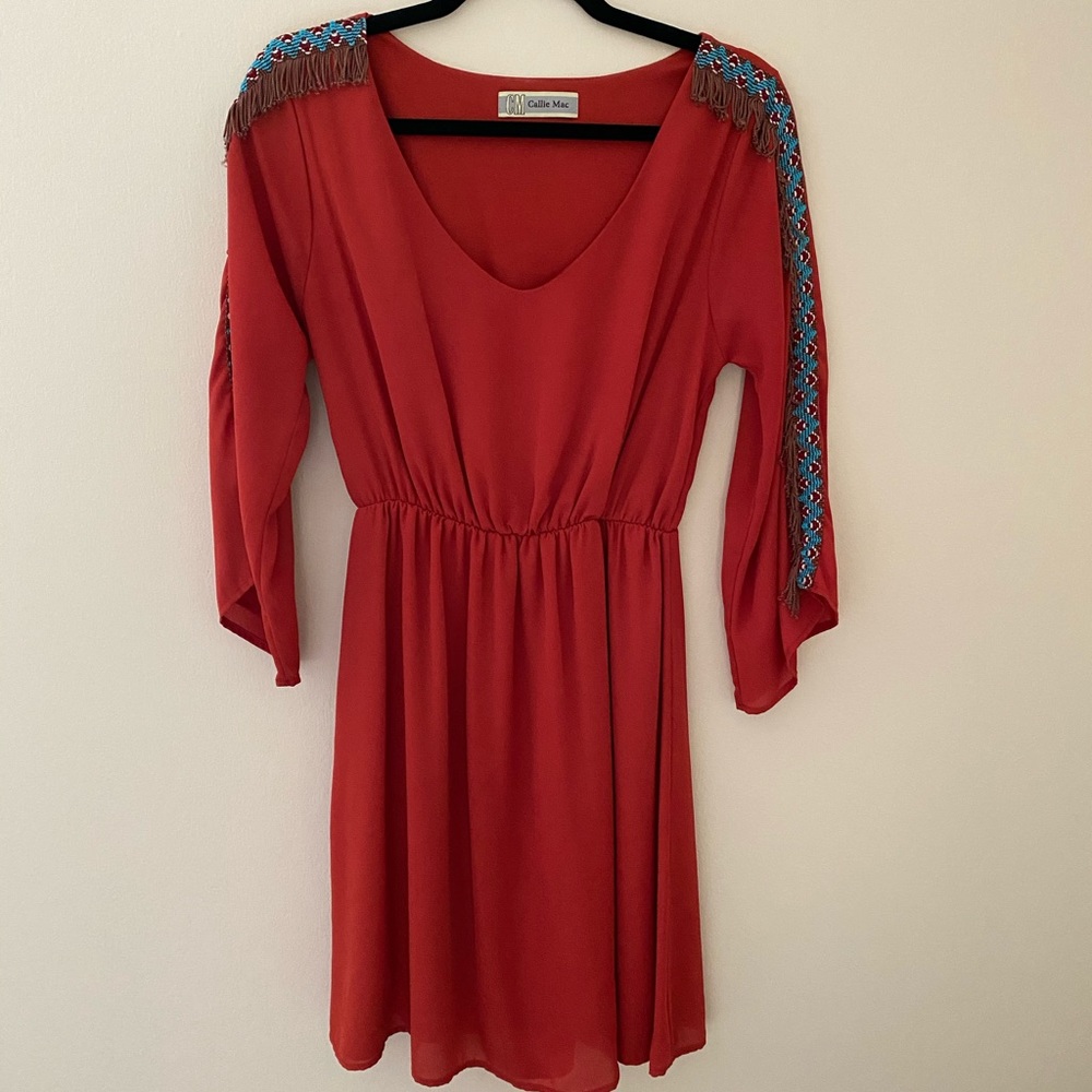 Burnt Orange Dress